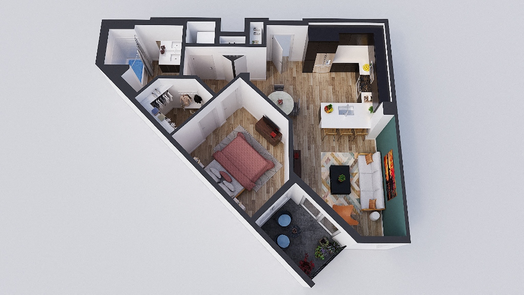 1 Bedroom 550 Harborfront